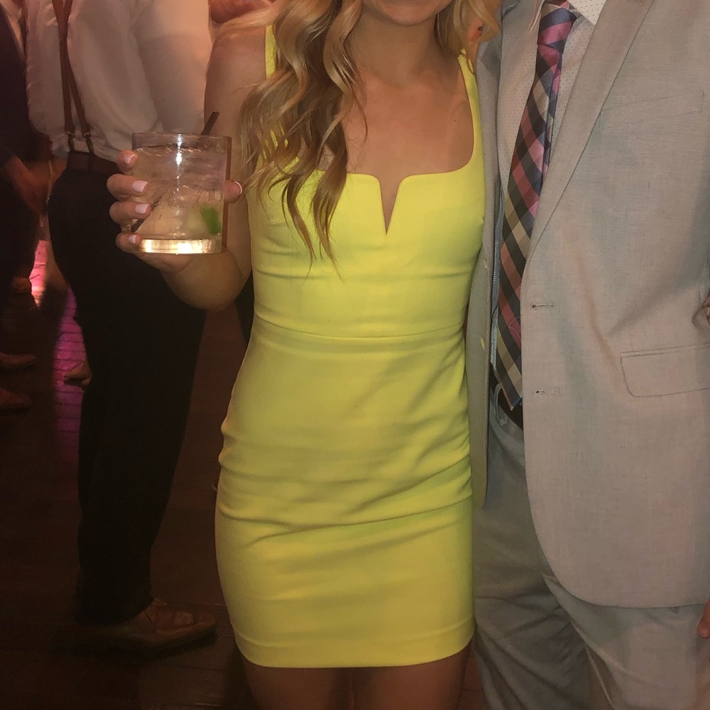 Bright Yellow Dress